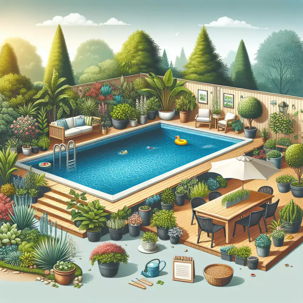 jak upravit okolí nadzemního bazénu